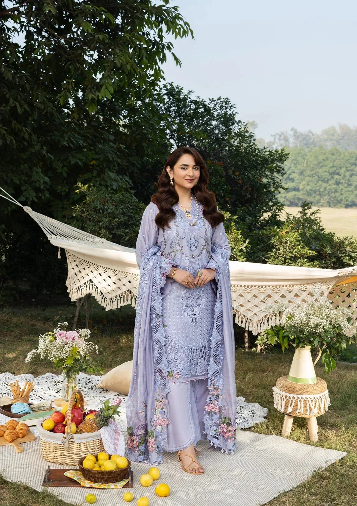 ELAF - 3PC Luxury Lawn Embroidered Suit | Daru libas