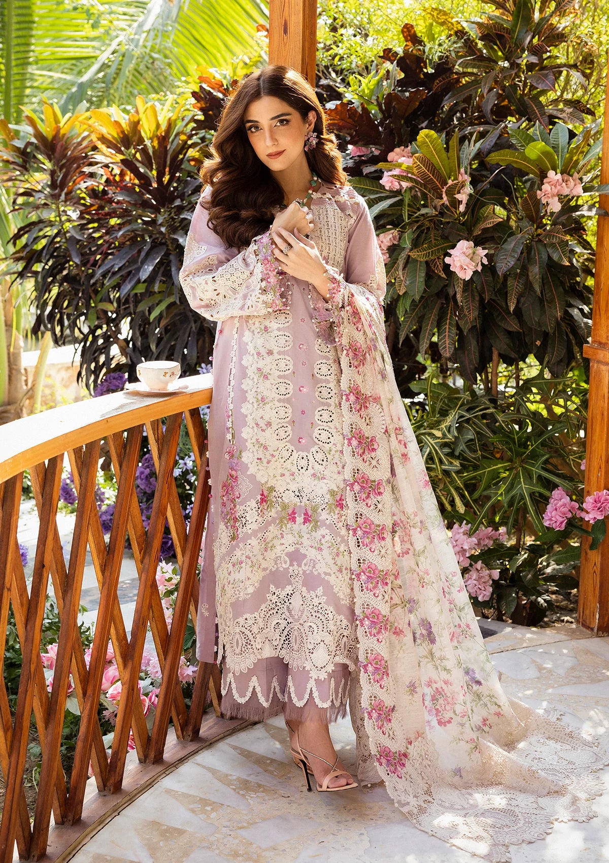 ELAF - 3PC Luxury Lawn Embroidered Suit |Daru libas