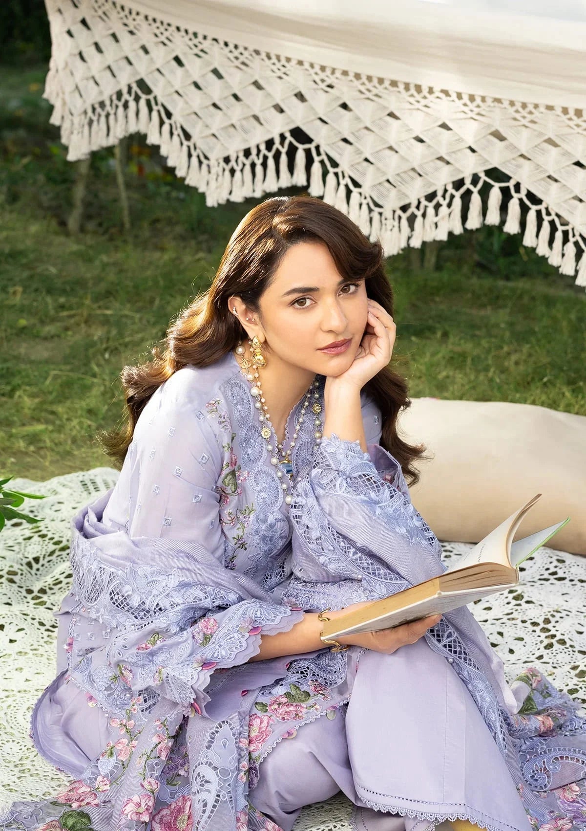 ELAF - 3PC Luxury Lawn Embroidered Suit | Daru libas