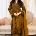 LIBAAS - 3PC Luxury Dhanak Embroidered Suit | Daru libas