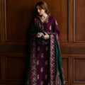 ZAIB - 3PC Luxury Dhanak Embroidered Suit - | Daru libas