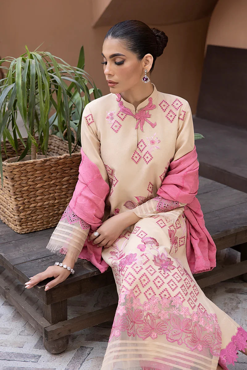 Rang Rasiya - 3PC Dhanak Embroidered Suit | Daru libas