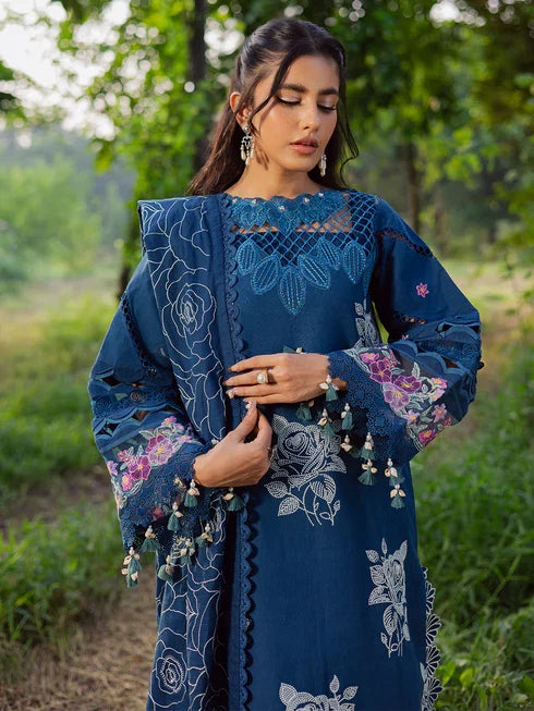 Parishay - 3PC Luxury Dhanak Embroidered Suit | Daru libas