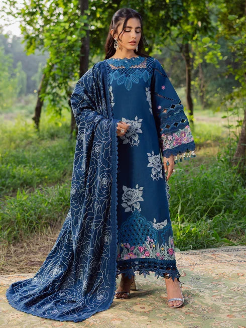 Parishay - 3PC Luxury Dhanak Embroidered Suit | Daru libas