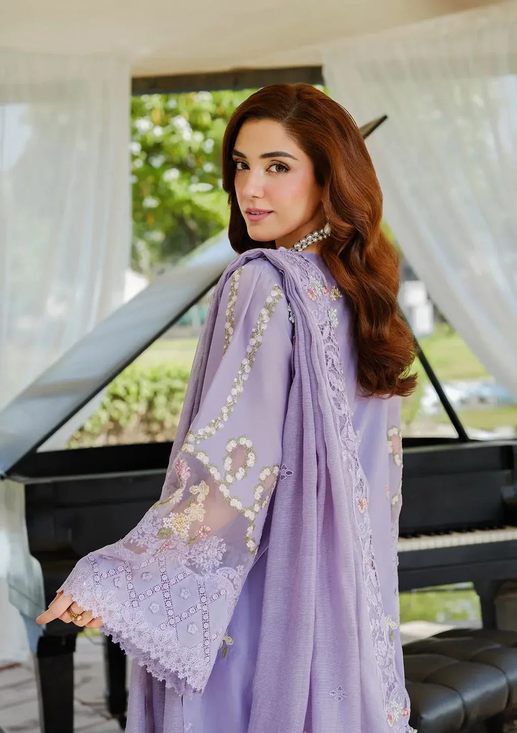 ELAF - 3PC Luxury Lawn Embroidered Suit  |Daru libas