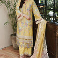 KAHF - 3PC Luxury Lawn Embroidered Suit | Daru libas