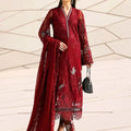 MARIA.B - 3PC Luxury Lawn Embroidered Suit | Daru libas