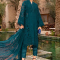 MARIA.B - 3PC Luxury Lawn Embroidered Suit | Daru libas
