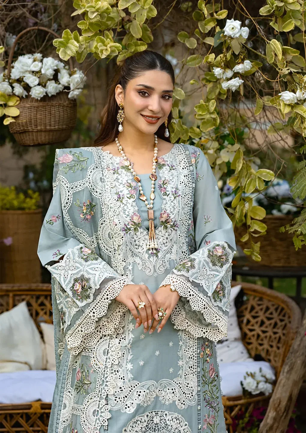 ELAF - 3PC Luxury Lawn Embroidered Suit | Daru libas