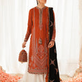 Hussain Rehar - 3PC Luxury Dhanak Embroidered Suit | Daru libas
