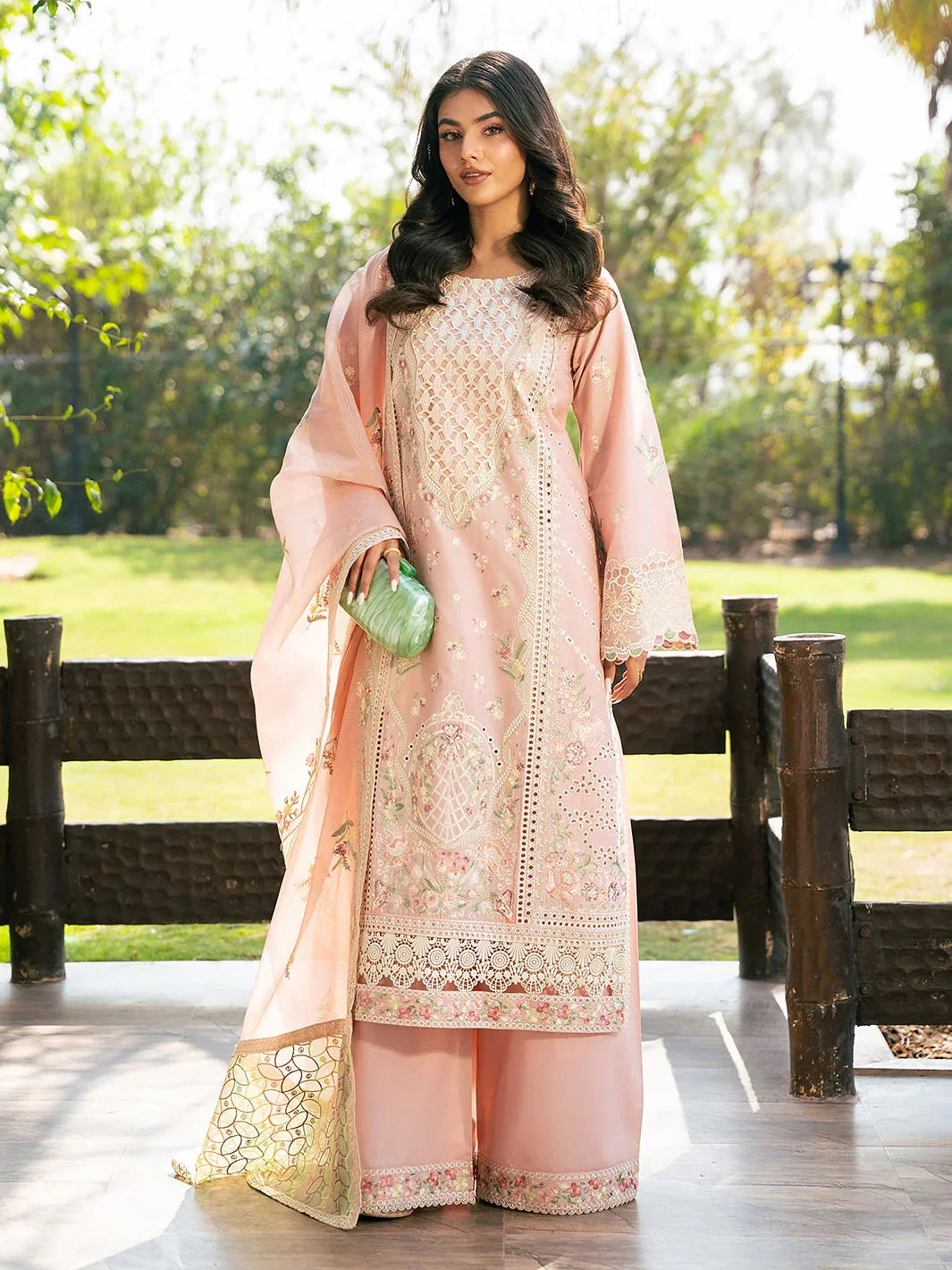 Zara Shajahan - 3PC Luxury Lawn Embroidered Suit | Daru libas